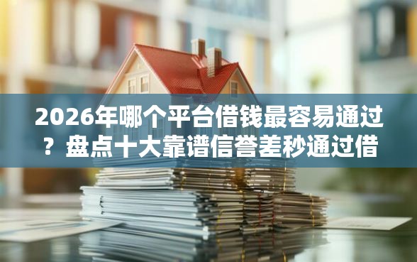 2026年哪个平台借钱最容易通过？盘点十大靠谱信誉差秒通过借款平台