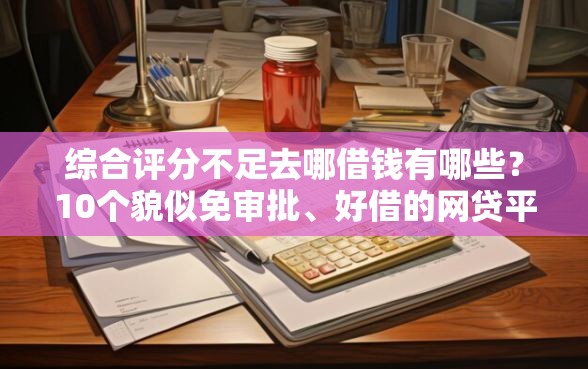 综合评分不足去哪借钱有哪些？10个貌似免审批、好借的网贷平台合集