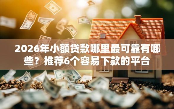 2026年小额贷款哪里最可靠有哪些？推荐6个容易下款的平台