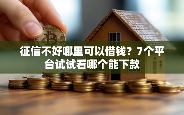 征信不好哪里可以借钱？7个平台试试看哪个能下款