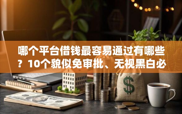 哪个平台借钱最容易通过有哪些？10个貌似免审批、无视黑白必下款的网贷软件合集