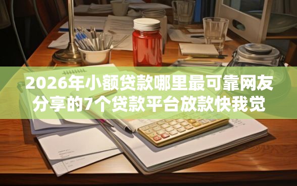 2026年小额贷款哪里最可靠网友分享的7个贷款平台放款快我觉得不错！