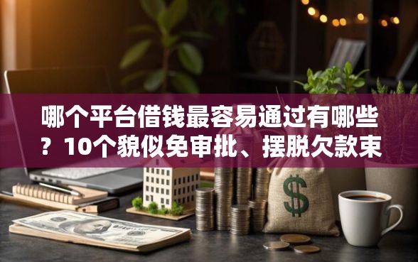 哪个平台借钱最容易通过有哪些？10个貌似免审批、摆脱欠款束缚贷款新软件合集