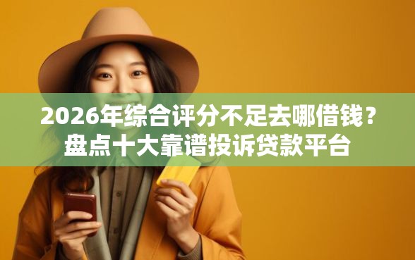 2026年综合评分不足去哪借钱？盘点十大靠谱投诉贷款平台