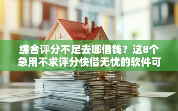 综合评分不足去哪借钱？这8个急用不求评分快借无忧的软件可以试试