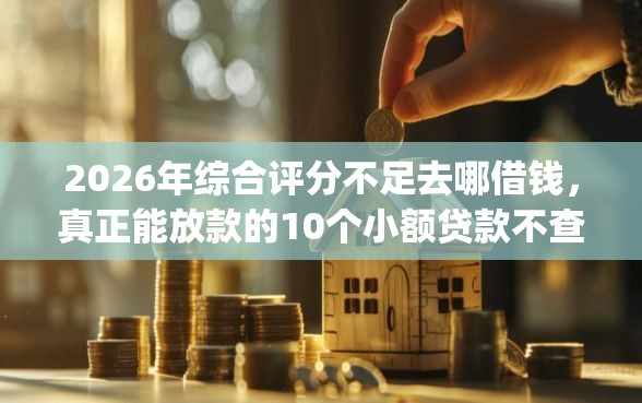 2026年综合评分不足去哪借钱，真正能放款的10个小额贷款不查征信的app推荐