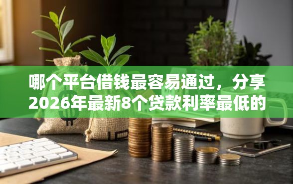 哪个平台借钱最容易通过，分享2026年最新8个贷款利率最低的平台