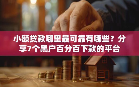 小额贷款哪里最可靠有哪些？分享7个黑户百分百下款的平台