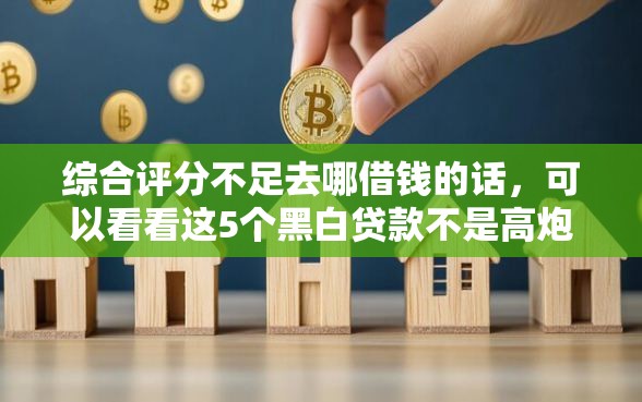 综合评分不足去哪借钱的话，可以看看这5个黑白贷款不是高炮的软件