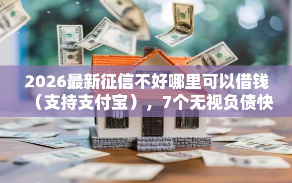 2026最新征信不好哪里可以借钱（支持支付宝），7个无视负债快速下款长期网贷的口子无私分享