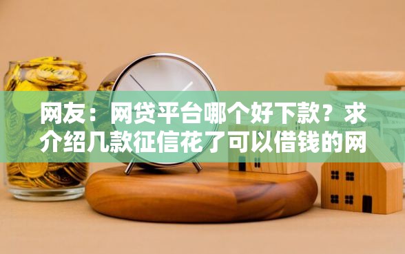 网友：网贷平台哪个好下款？求介绍几款征信花了可以借钱的网贷平台