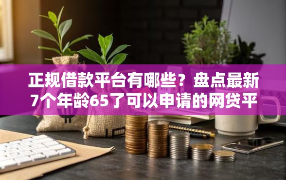 正规借款平台有哪些？盘点最新7个年龄65了可以申请的网贷平台