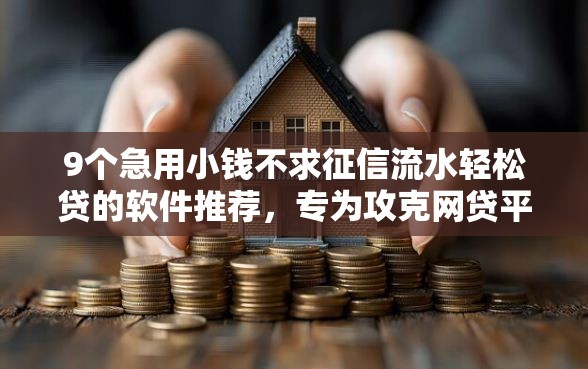 9个急用小钱不求征信流水轻松贷的软件推荐，专为攻克网贷平台哪个好下款难题