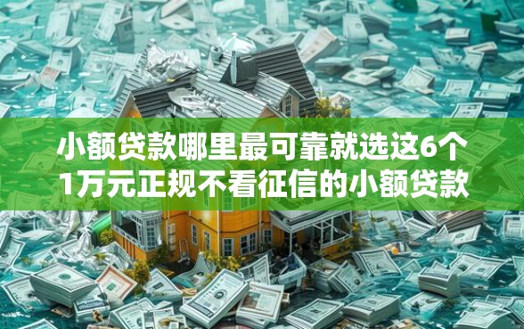 小额贷款哪里最可靠就选这6个1万元正规不看征信的小额贷款口子