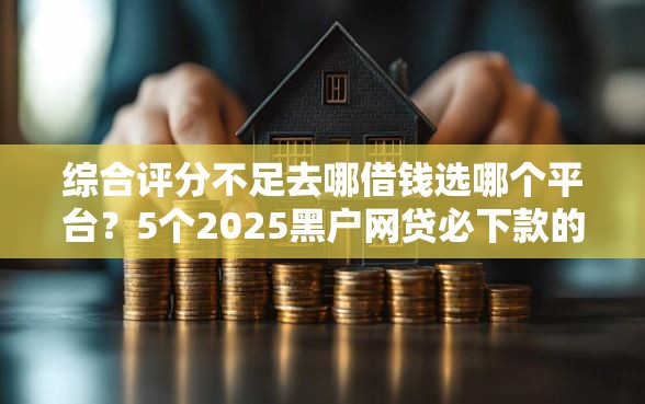综合评分不足去哪借钱选哪个平台？5个2025黑户网贷必下款的平台推荐