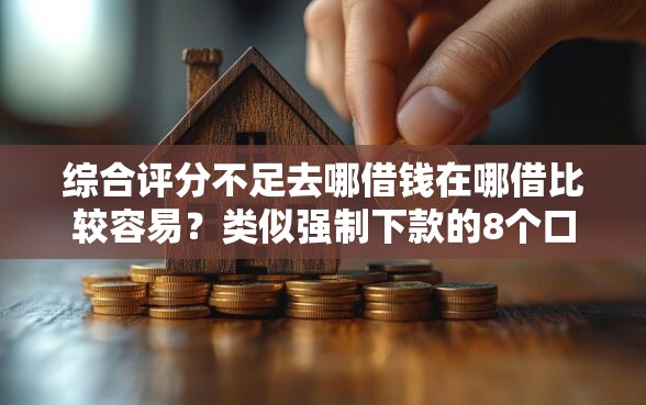 综合评分不足去哪借钱在哪借比较容易？类似强制下款的8个口子参考