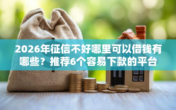 2026年征信不好哪里可以借钱有哪些？推荐6个容易下款的平台