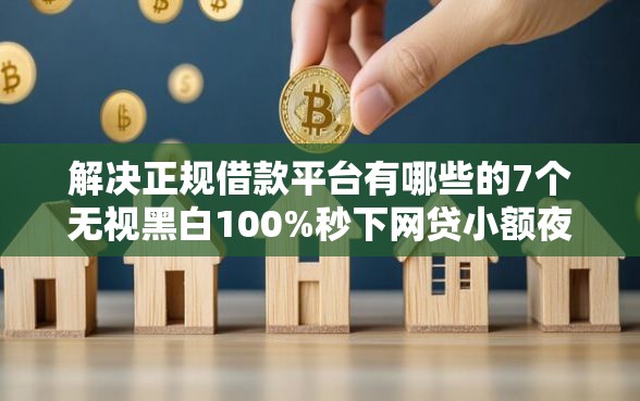 解决正规借款平台有哪些的7个无视黑白100%秒下网贷小额夜间口子分享