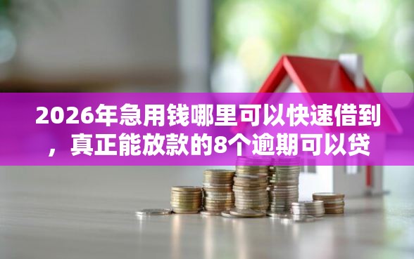 2026年急用钱哪里可以快速借到，真正能放款的8个逾期可以贷款的平台推荐