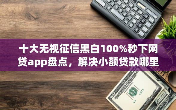 十大无视征信黑白100%秒下网贷app盘点，解决小额贷款哪里最可靠的问题