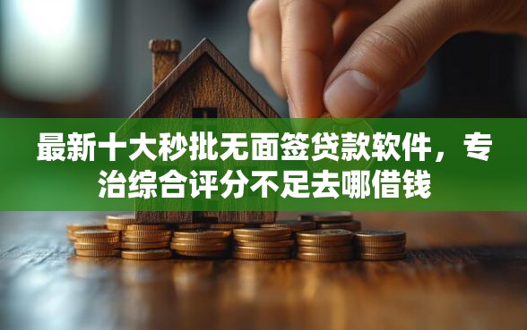 最新十大秒批无面签贷款软件，专治综合评分不足去哪借钱