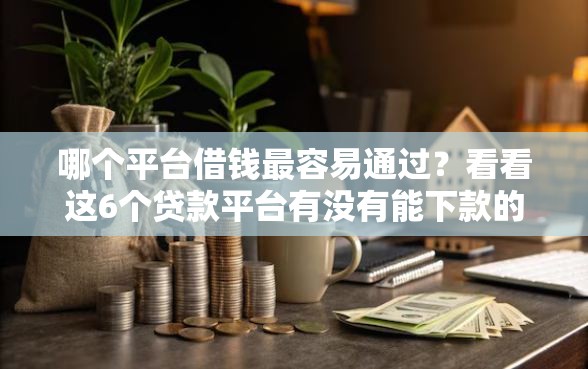 哪个平台借钱最容易通过？看看这6个贷款平台有没有能下款的