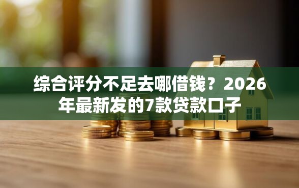 综合评分不足去哪借钱？2026年最新发的7款贷款口子