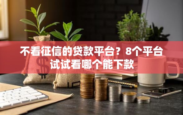 不看征信的贷款平台？8个平台试试看哪个能下款