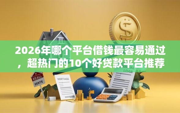 2026年哪个平台借钱最容易通过，超热门的10个好贷款平台推荐