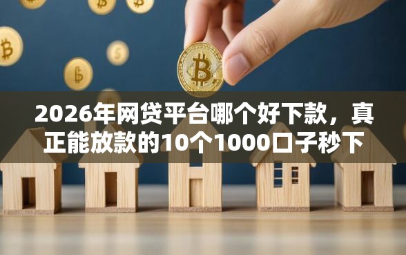 2026年网贷平台哪个好下款，真正能放款的10个1000口子秒下推荐