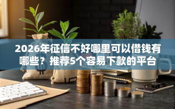 2026年征信不好哪里可以借钱有哪些？推荐5个容易下款的平台