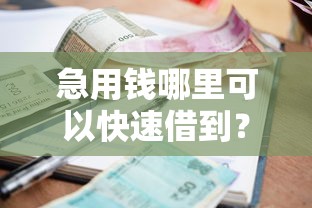 急用钱哪里可以快速借到？2026最新测评10个有逾期借款容易通过的软件