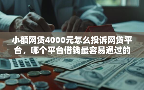 小额网贷4000元怎么投诉网贷平台，哪个平台借钱最容易通过的7个平台介绍