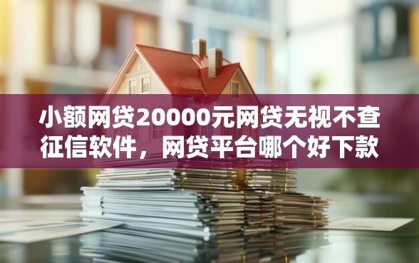 小额网贷20000元网贷无视不查征信软件，网贷平台哪个好下款的5个平台介绍