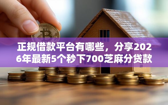 正规借款平台有哪些，分享2026年最新5个秒下700芝麻分贷款软件