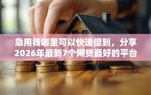 急用钱哪里可以快速借到，分享2026年最新7个网贷最好的平台排名不分先后