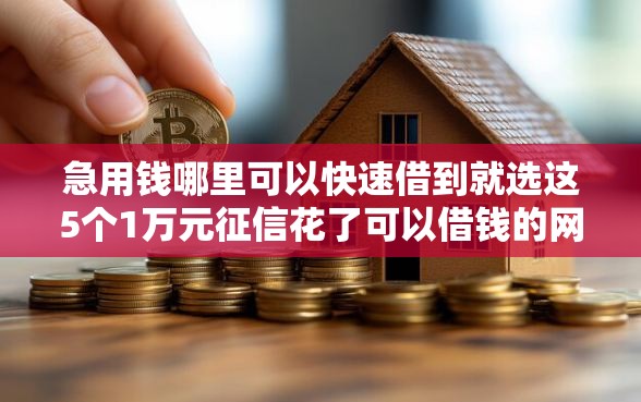 急用钱哪里可以快速借到就选这5个1万元征信花了可以借钱的网贷软件
