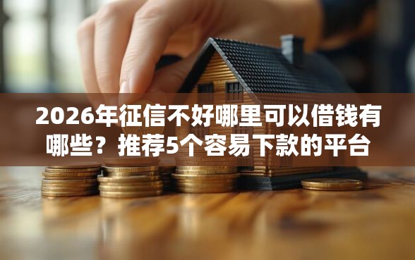 2026年征信不好哪里可以借钱有哪些？推荐5个容易下款的平台