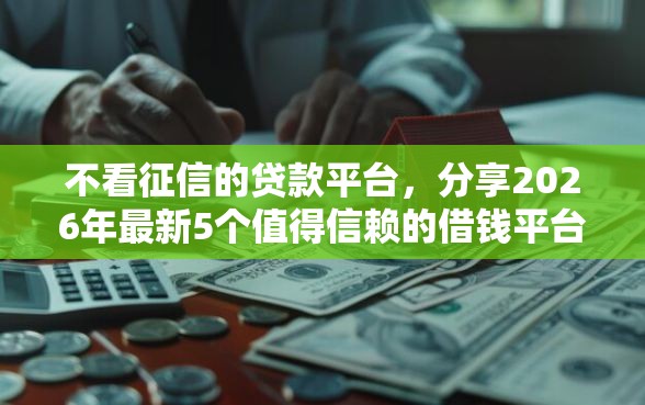 不看征信的贷款平台，分享2026年最新5个值得信赖的借钱平台