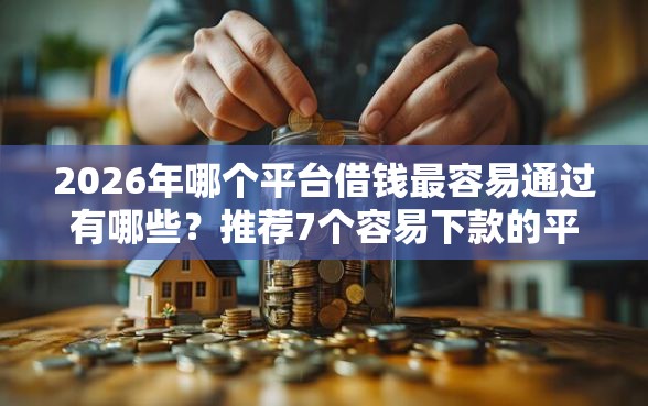 2026年哪个平台借钱最容易通过有哪些？推荐7个容易下款的平台