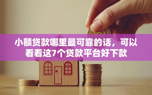 小额贷款哪里最可靠的话，可以看看这7个贷款平台好下款
