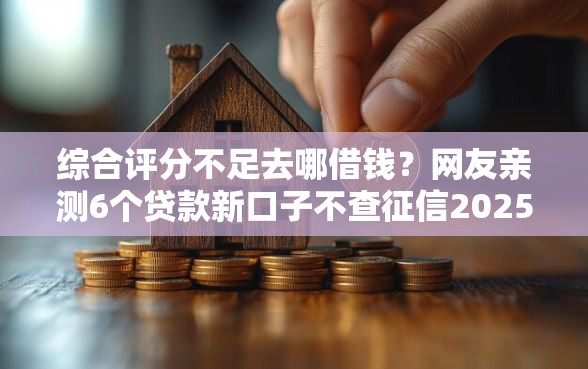 综合评分不足去哪借钱？网友亲测6个贷款新口子不查征信2025盘点