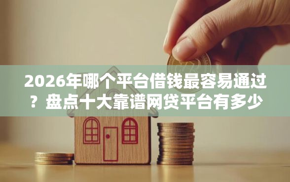 2026年哪个平台借钱最容易通过？盘点十大靠谱网贷平台有多少家