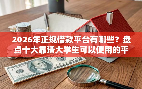 2026年正规借款平台有哪些？盘点十大靠谱大学生可以使用的平台