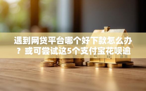 遇到网贷平台哪个好下款怎么办？或可尝试这5个支付宝花呗逾期万元快速贷款软件