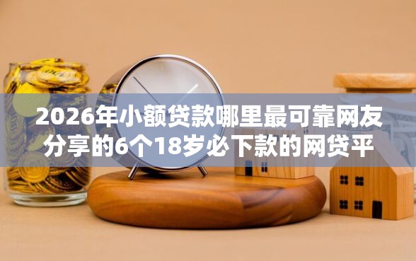 2026年小额贷款哪里最可靠网友分享的6个18岁必下款的网贷平台我觉得不错！