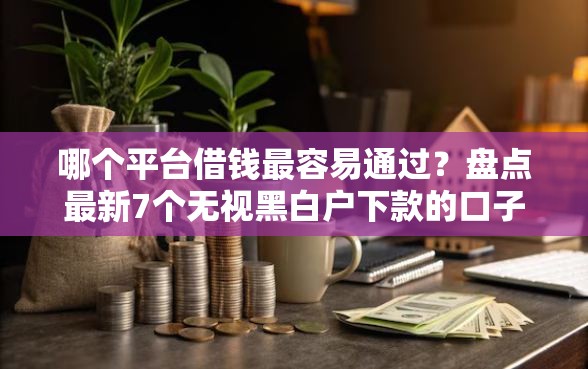 哪个平台借钱最容易通过？盘点最新7个无视黑白户下款的口子