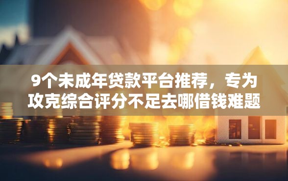 9个未成年贷款平台推荐，专为攻克综合评分不足去哪借钱难题