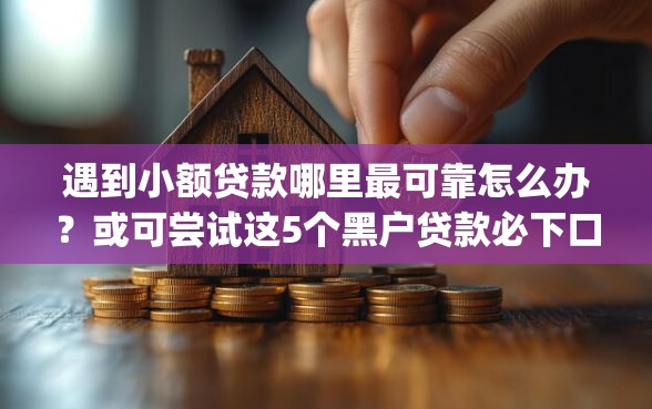 遇到小额贷款哪里最可靠怎么办?或可尝试这5个黑户贷款必下口子app 遇到小额贷款哪里最可靠怎么办?或可尝试这5个黑户贷款必下口子app