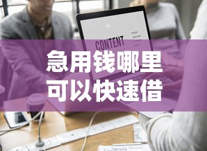 急用钱哪里可以快速借到？这5个2025网贷必下款口子值得一试